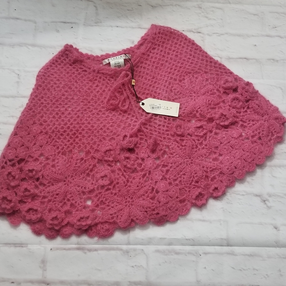 Studio M sweater knit shawl